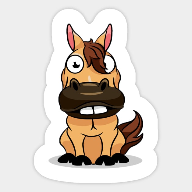 Cute horse lover Sticker by This is store